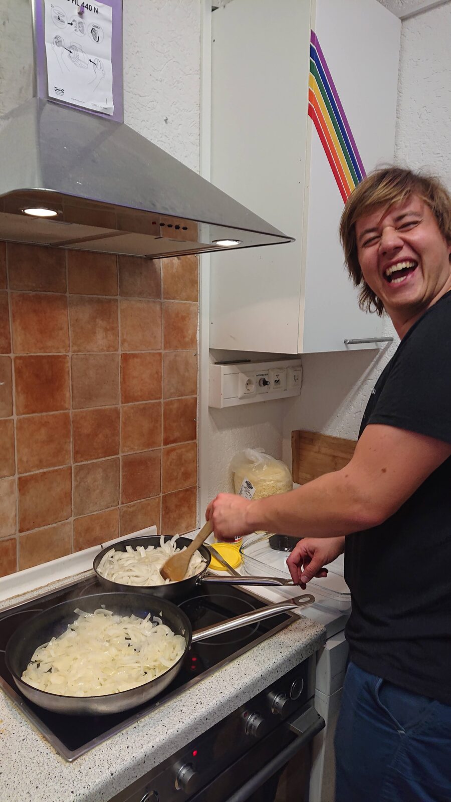 Küche der Binary Kitchen – Kochbereich