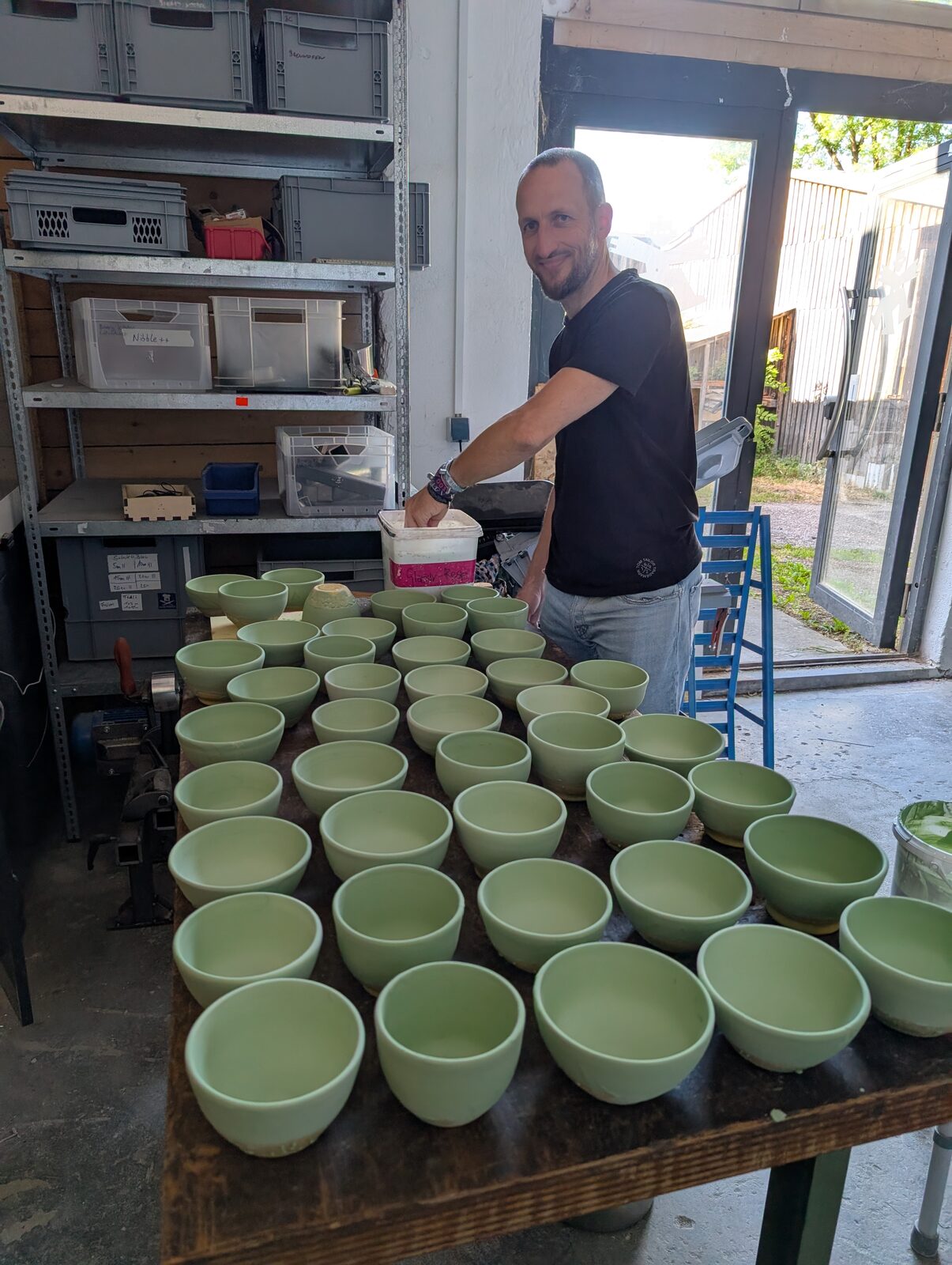 Töpferwerkstatt der Binary Kitchen